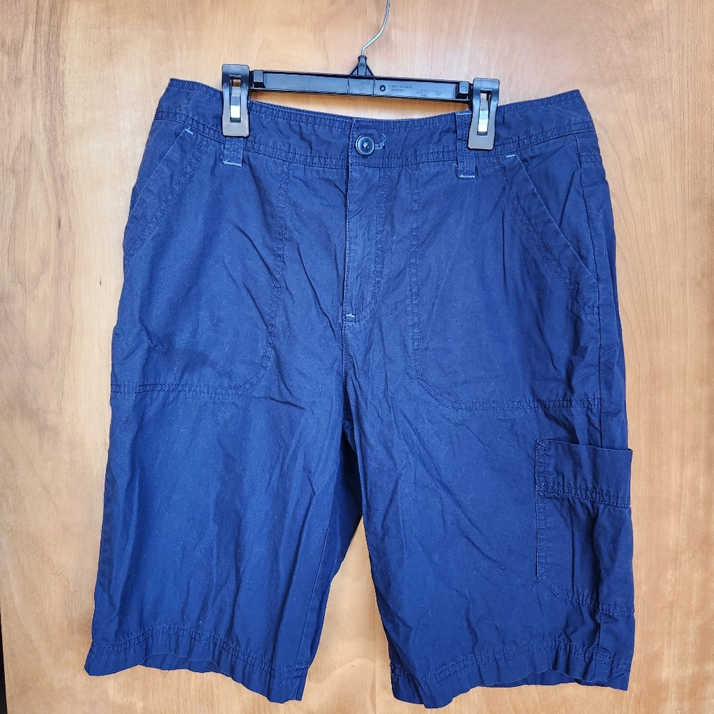 St. John's Bay Navy Blue Cargo Shorts